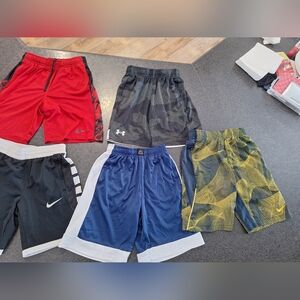 Nike Kids Shorts Bundle - Red, Black, Blue, Yellow